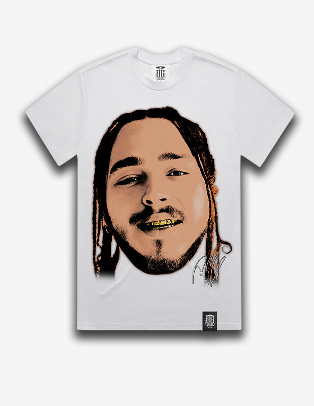 OG Culture X Pro Club Heavyweight Tee - Post Malone Portrait