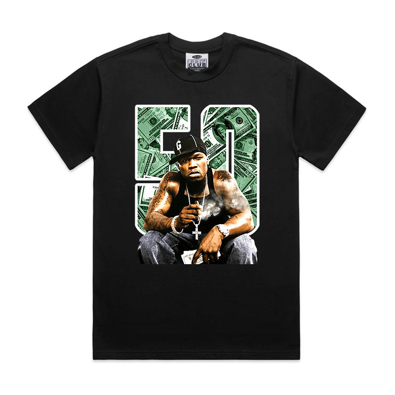 Pro Club Rapper 50 cent Money Digital printed Tee
