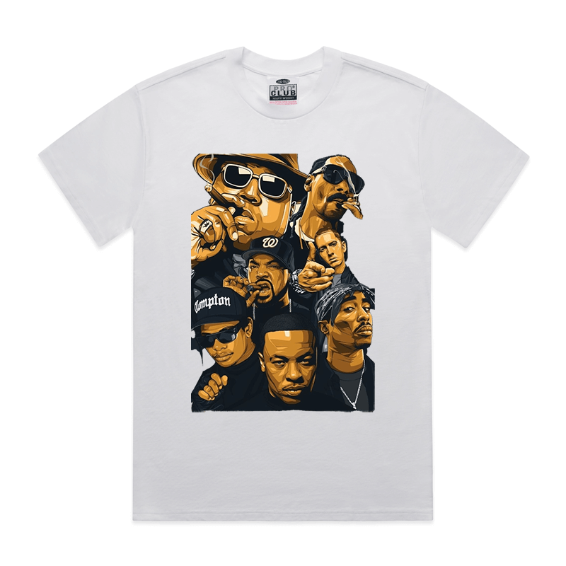 PRO CLUB HEAVYWEIGHT HIP HOP GROUP DIGITAL PRINTED TEE