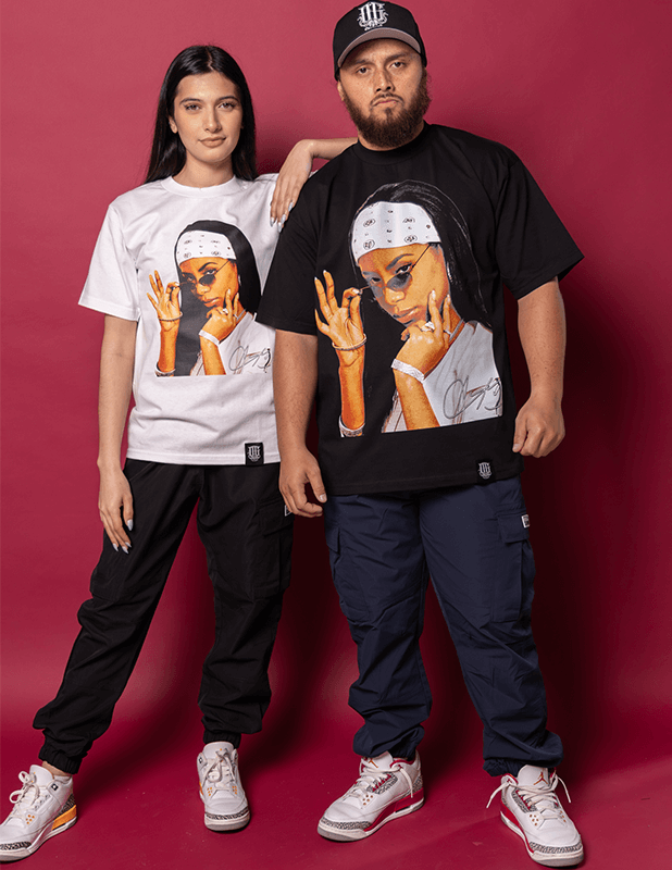 OG Culture X Pro Club Heavyweight Tee - Aalyah Portrait