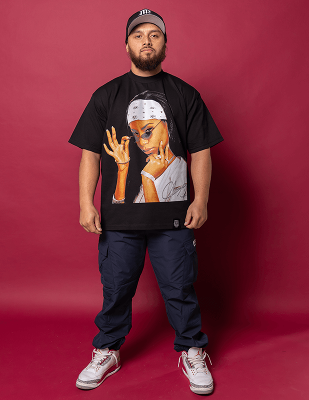 OG Culture X Pro Club Heavyweight Tee - Aalyah Portrait