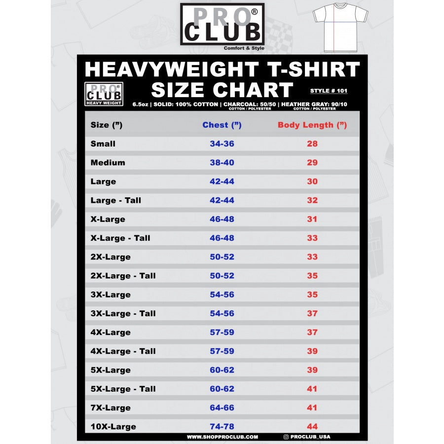 Pro Club Heavyweight Short Sleeve Embroidered Box Logo Tee - Pink