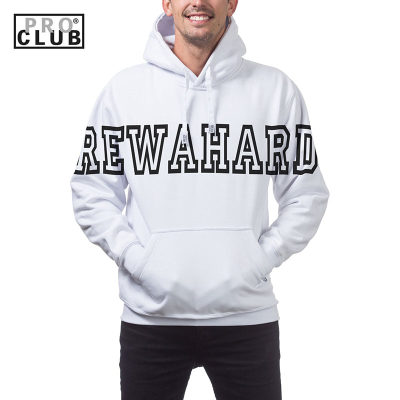 REWAHARD FRONT ALL STAR Pro Club Heavyweight Pullover Hoodie (13oz)