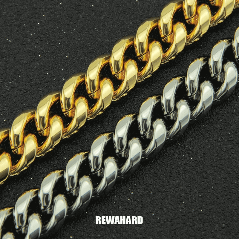 Stainless Steel Cuban Chain Necklace