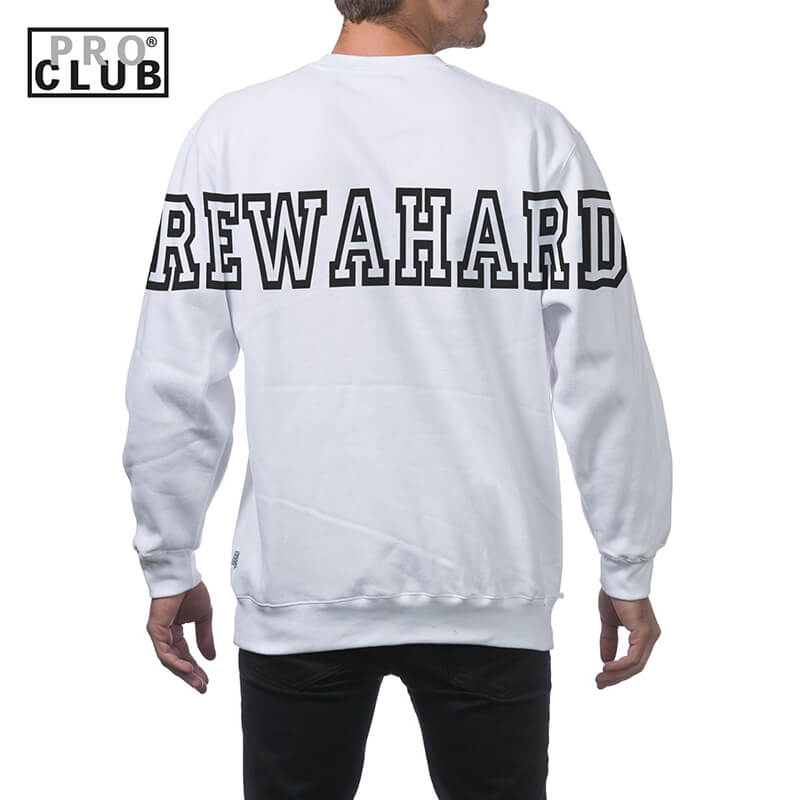 REWAHARD BACK SHOULDER ALL STAR Pro Club Heavyweight Pullover Sweater (13oz)