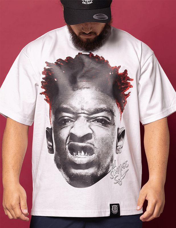 OG Culture X Pro Club Heavyweight Tee - 21 Savage Portrait