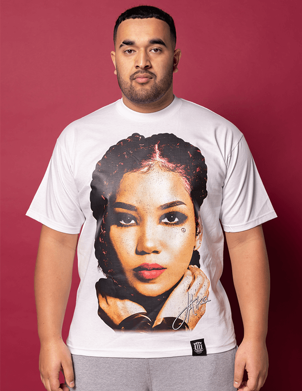 OG Culture X Pro Club Heavyweight Tee - Jhene Aiko Portrait