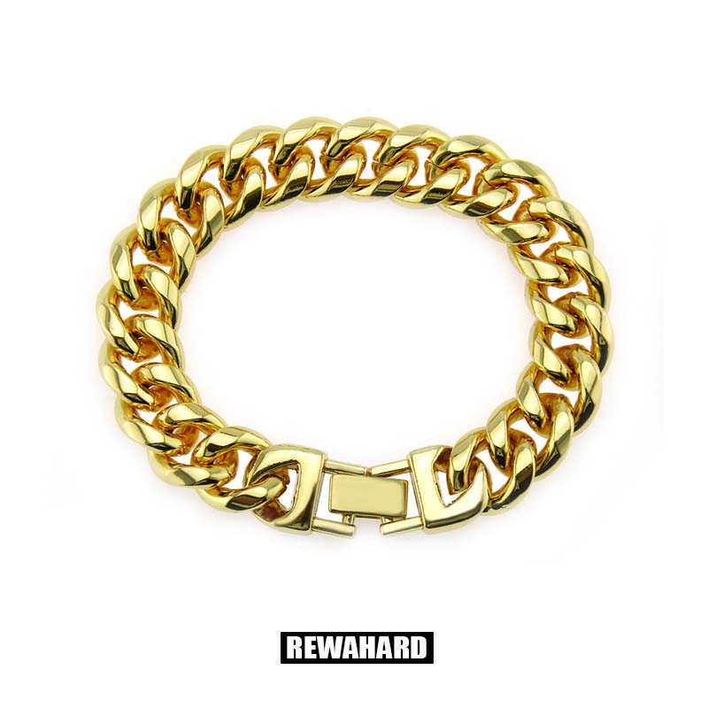 Stainless Steel Cuban Chain Bracelet