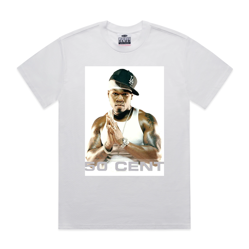 Pro Club Rapper 50 cent Fade out Digital printed Tee