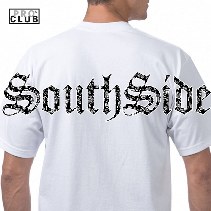 Pro Club Bandana SouthSide Tee - White