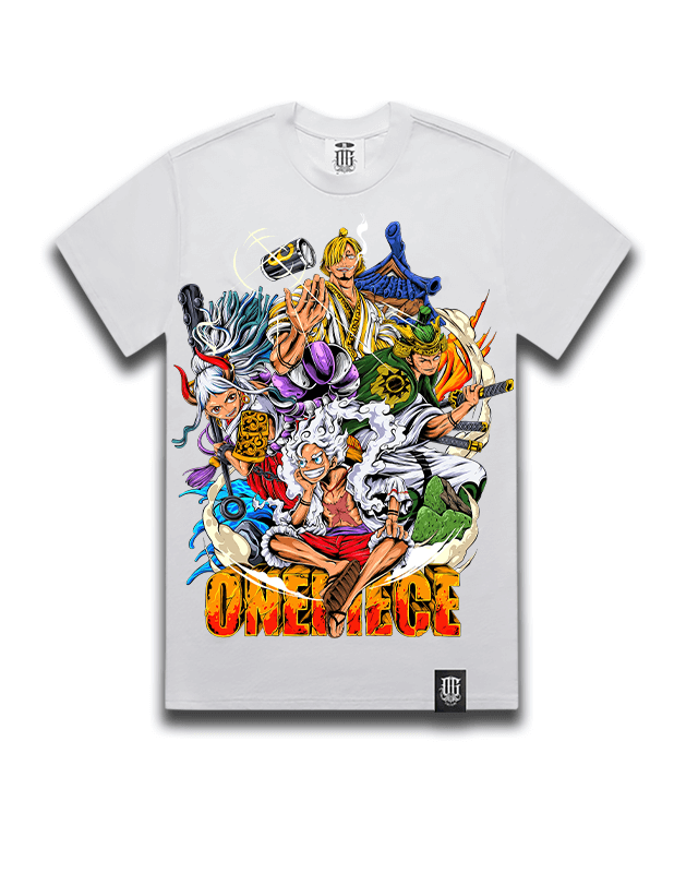 OG Culture X Pro Club Heavyweight Tee - One Piece Luffy's Gear 5 Power