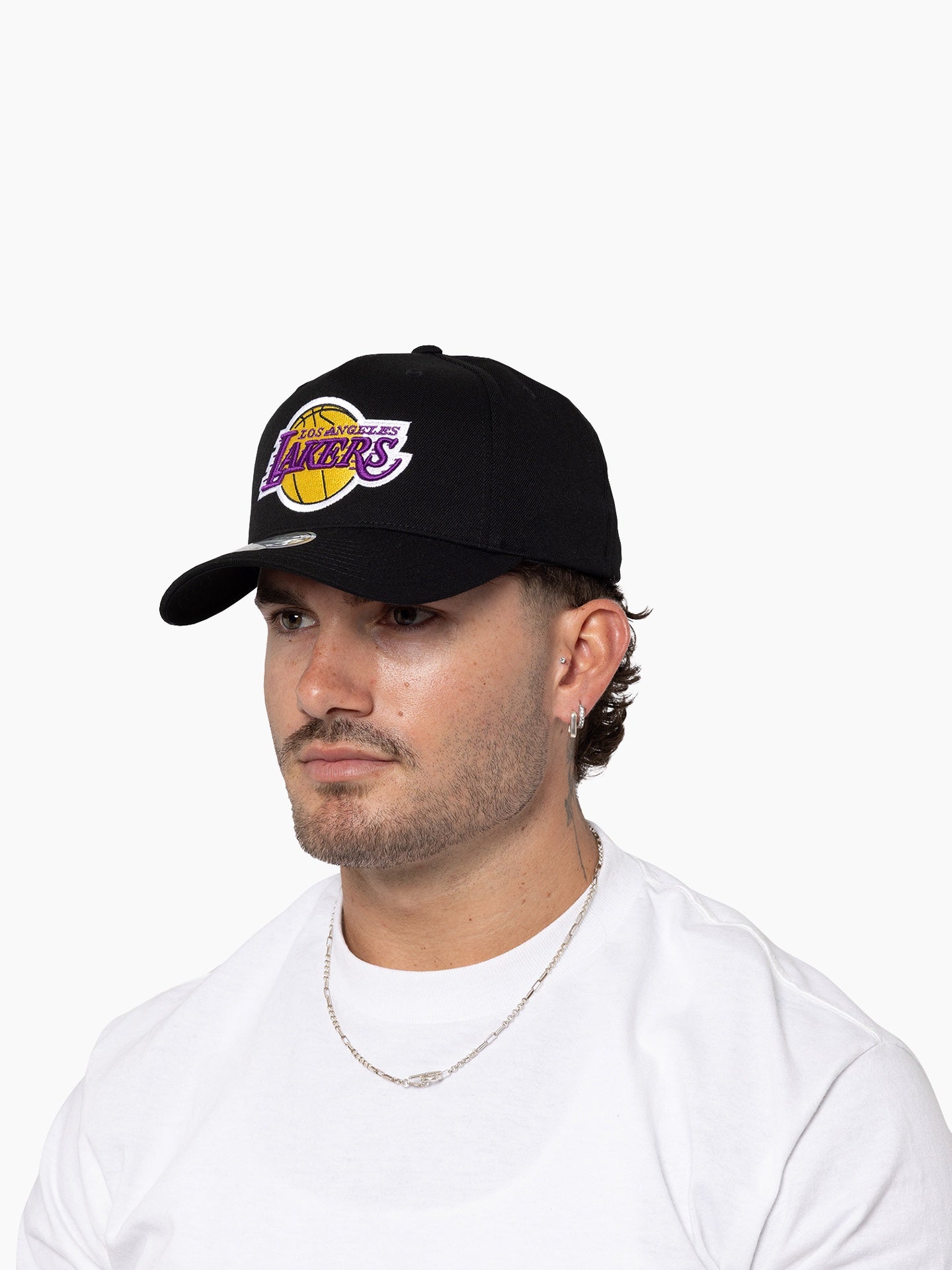 MITCHELL & NESS Snapback Team Logo Lakers - Black