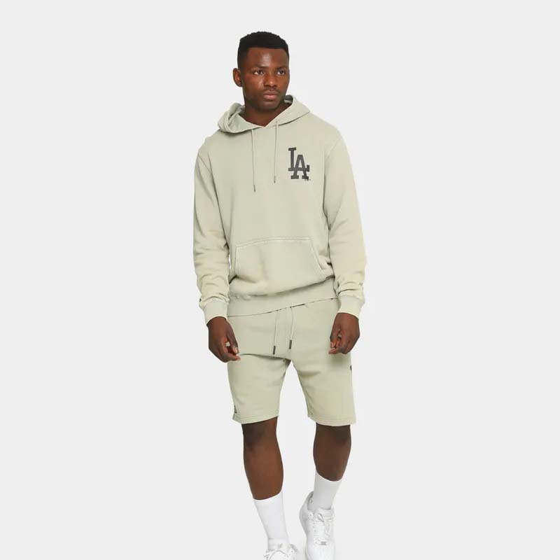 Majestic - Champlain Zip Pocket Hoody Los Angeles Dodgers - Abbey Stone
