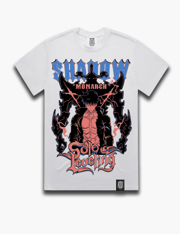 OG Culture X Pro Club Heavyweight Tee - Solo Leveling Sung Jinwoo Shadow
