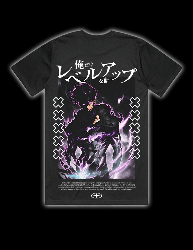 OG Culture X Pro Club Heavyweight Tee - Solo Leveling Sung Jin-woo Back Print