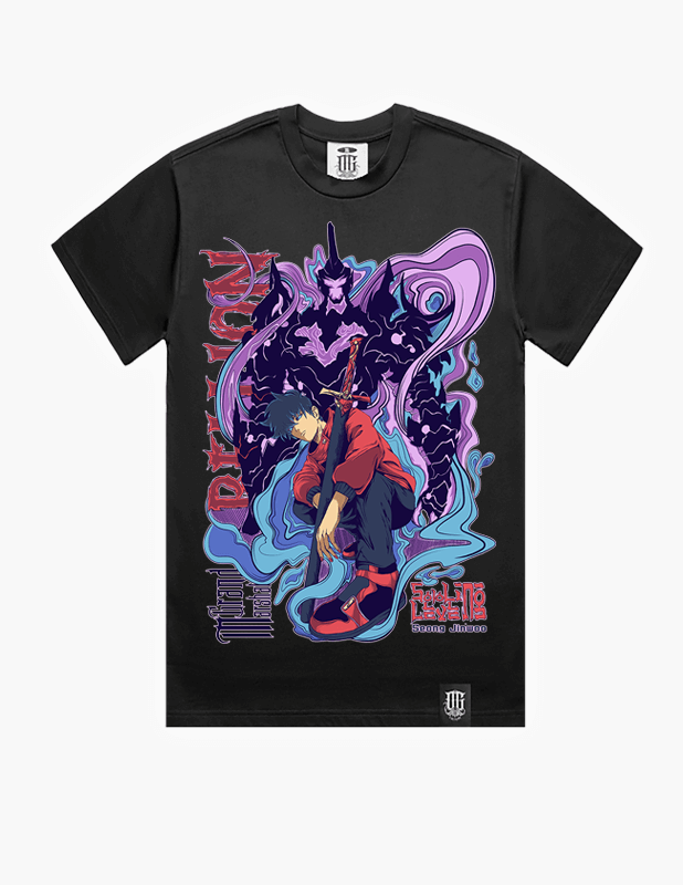 OG Culture X Pro Club Heavyweight Tee - Solo Leveling Sung Jinwoo The second Shadow Monarch