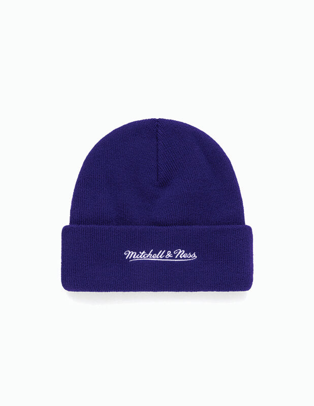 Mitchell and Ness - Lakers Cuff Knit Purple Beanie
