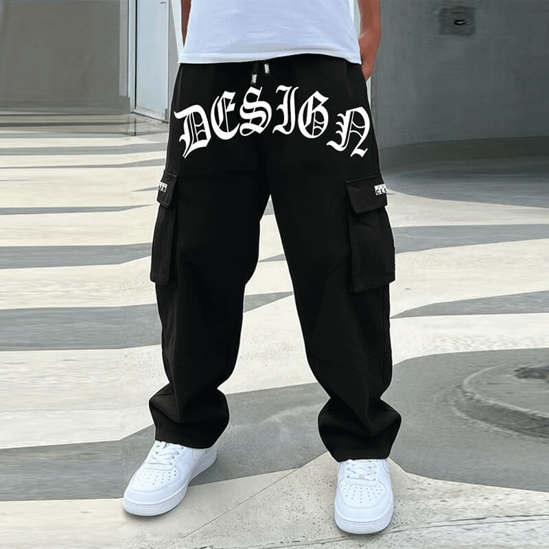 Custom Print Front Waist - Pro Club Heavyweight Fleece Cargo Pants