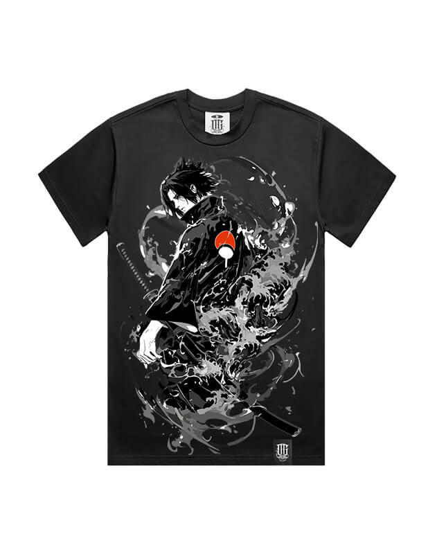 OG Culture X Pro Club Heavyweight Tee - Naruto Sasuke Uchiha