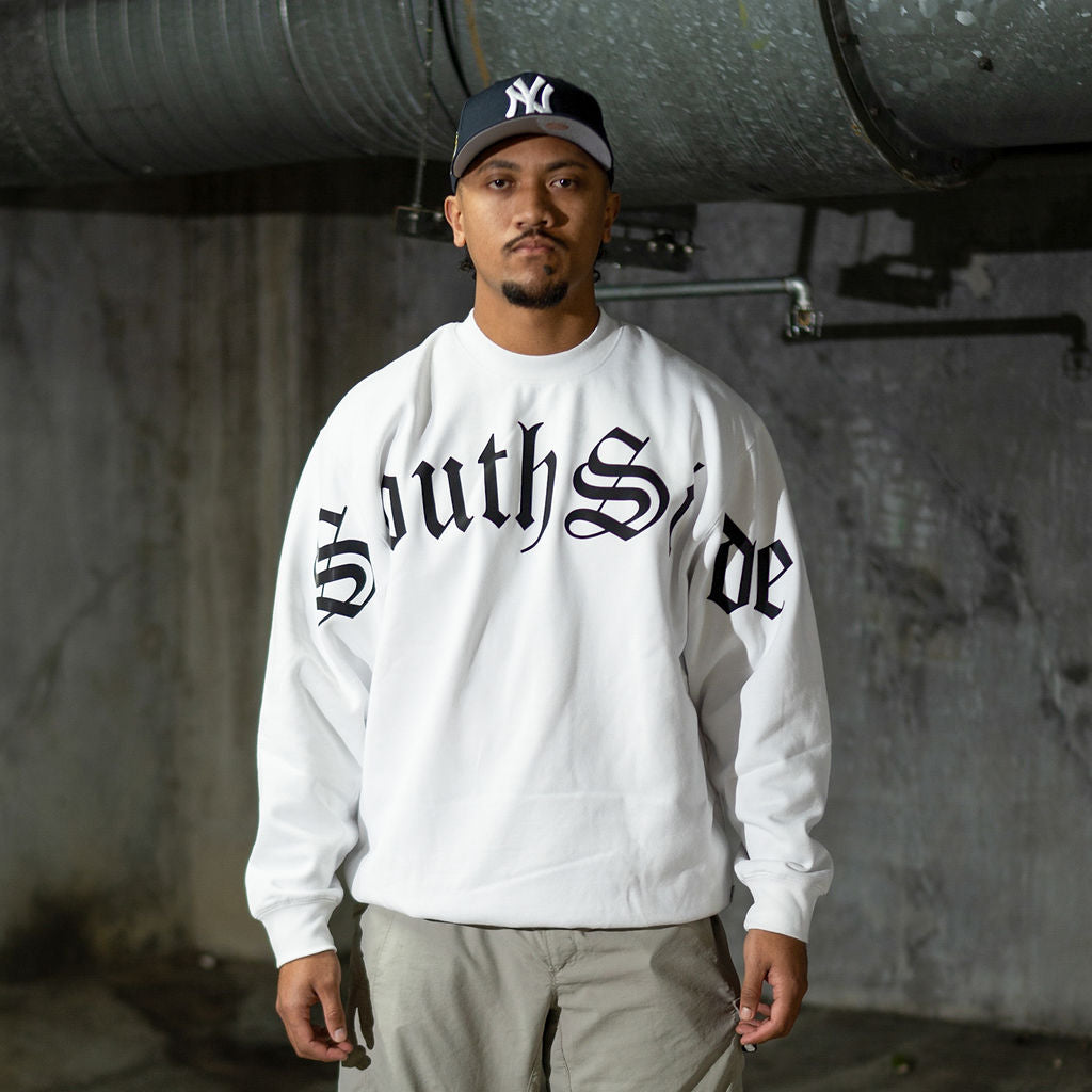 SOUTHSIDE FRONT OLD ENGLISH Pro Club Heavyweight Pullover Sweater (13oz)