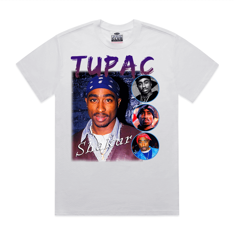 Pro Club 2pac Shakur Digital printed Tee