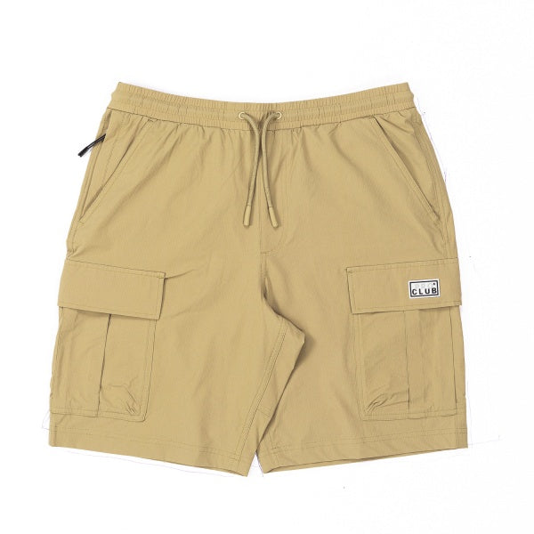 Pro Club Men's Comfort Stretch Nylon Cargo Short - 9 1/2 inch inseam - Khaki