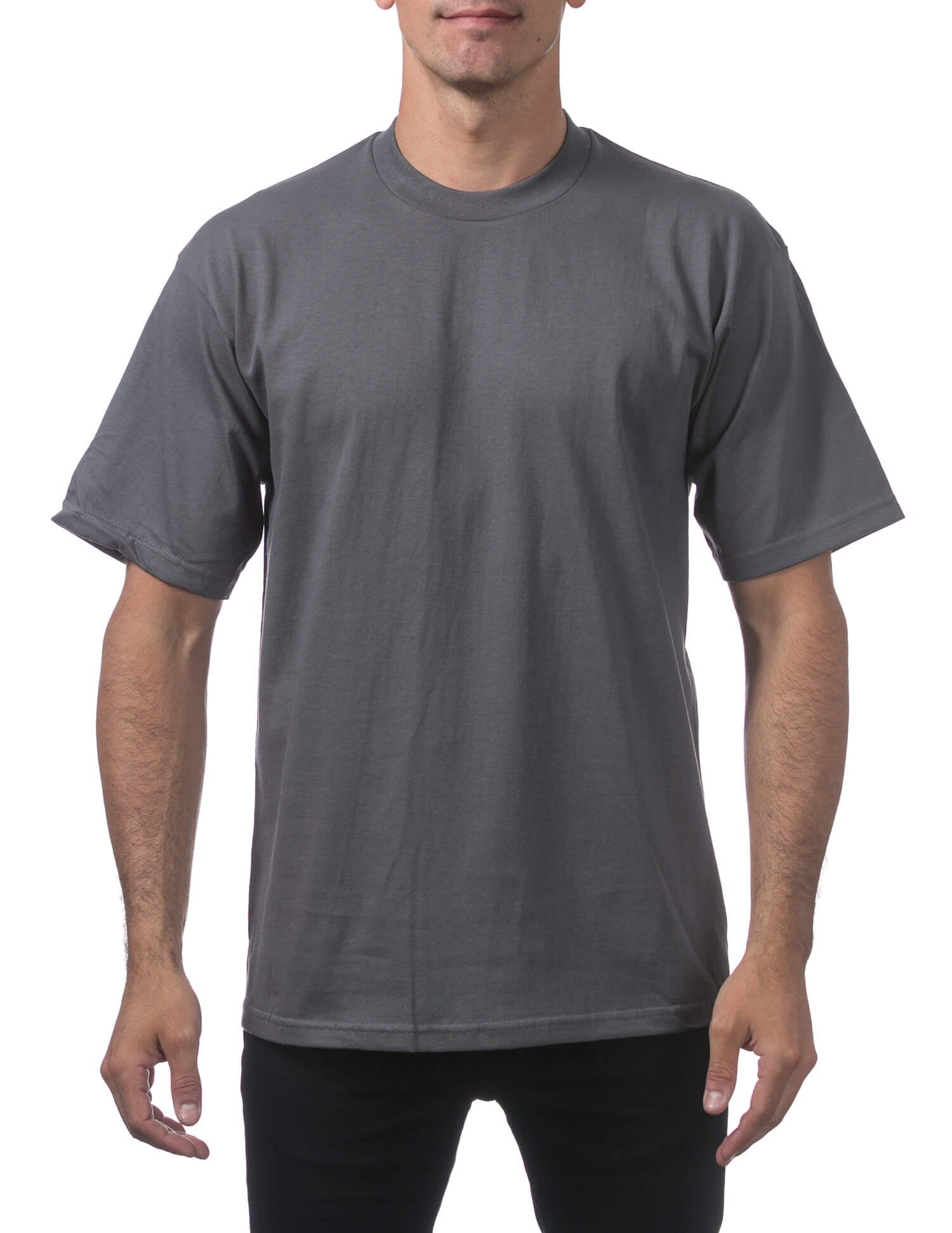 Pro Club Men's Heavyweight Short Sleeve Tee - GRAPHITE