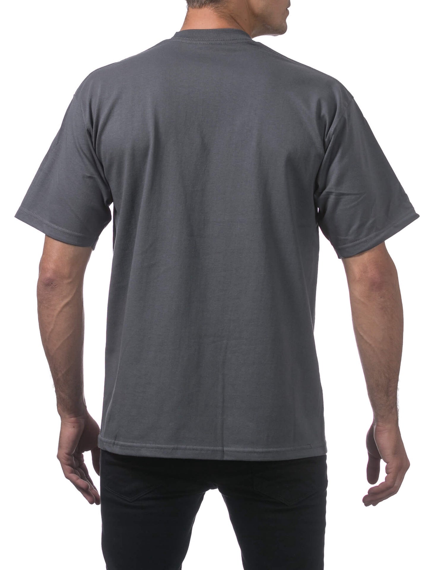 Pro Club Men's Heavyweight Short Sleeve Tee - GRAPHITE