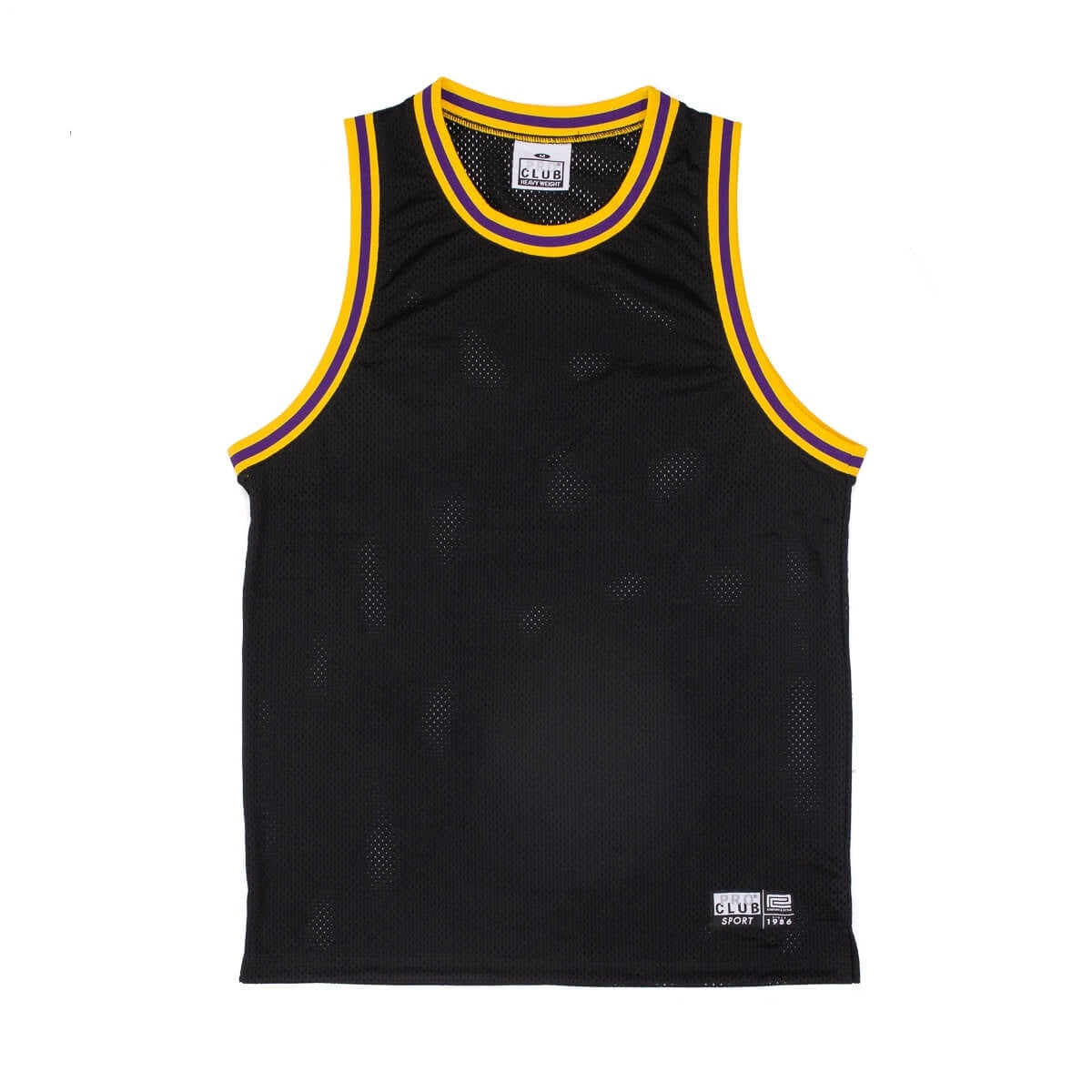 Pro Club Classic Basketball Jersey - Black/Gold