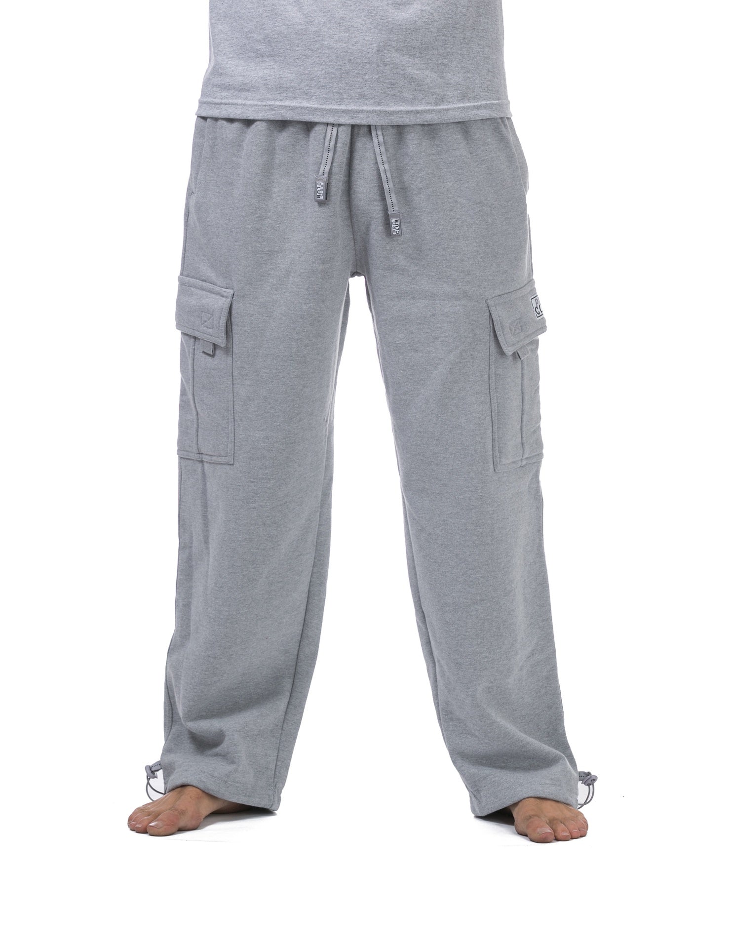 Pro Club Heavyweight Fleece Cargo Pants - GREY