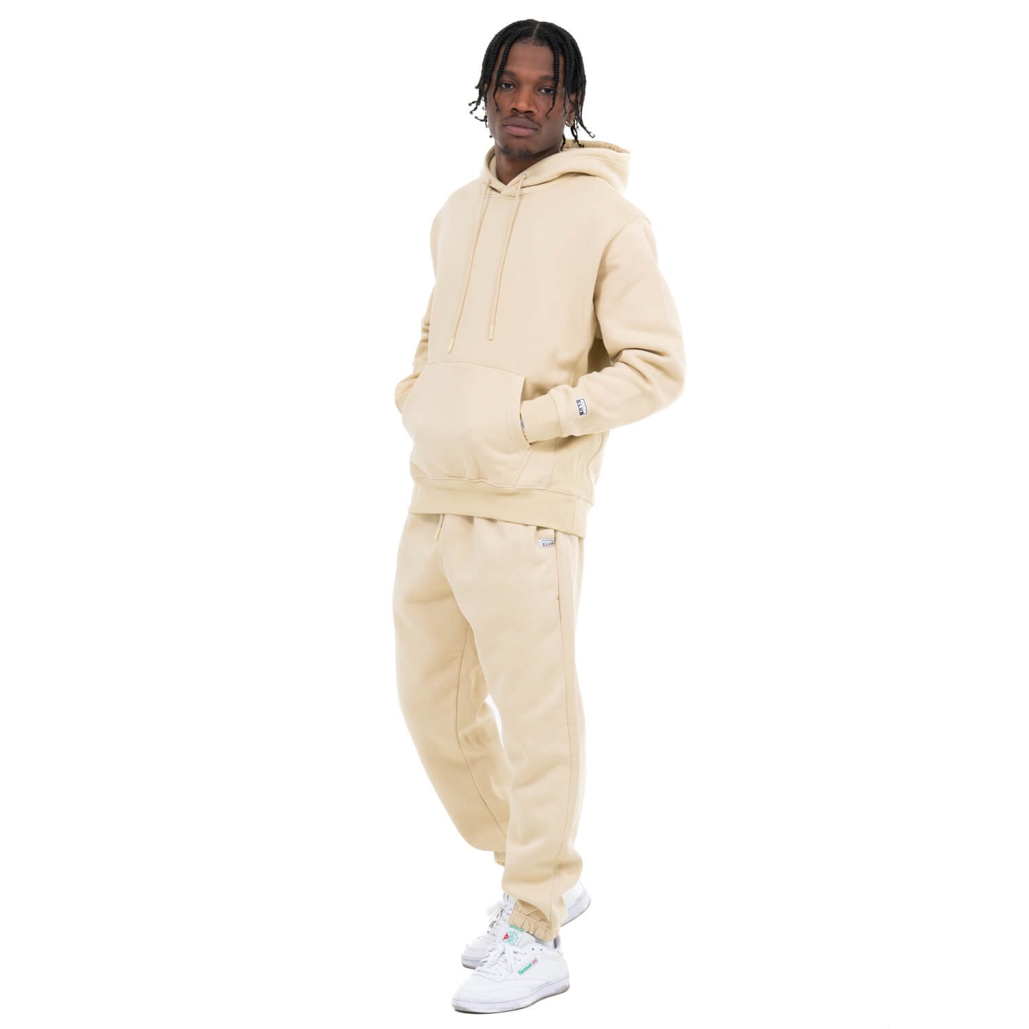 Pro Club Men's Heavyweight Basic Hoodie - Oyster White