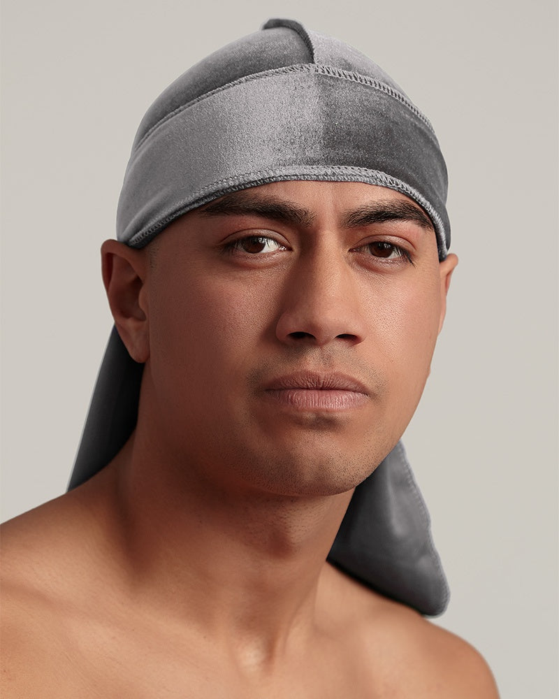 Rewahard Velvet Durag - Silver