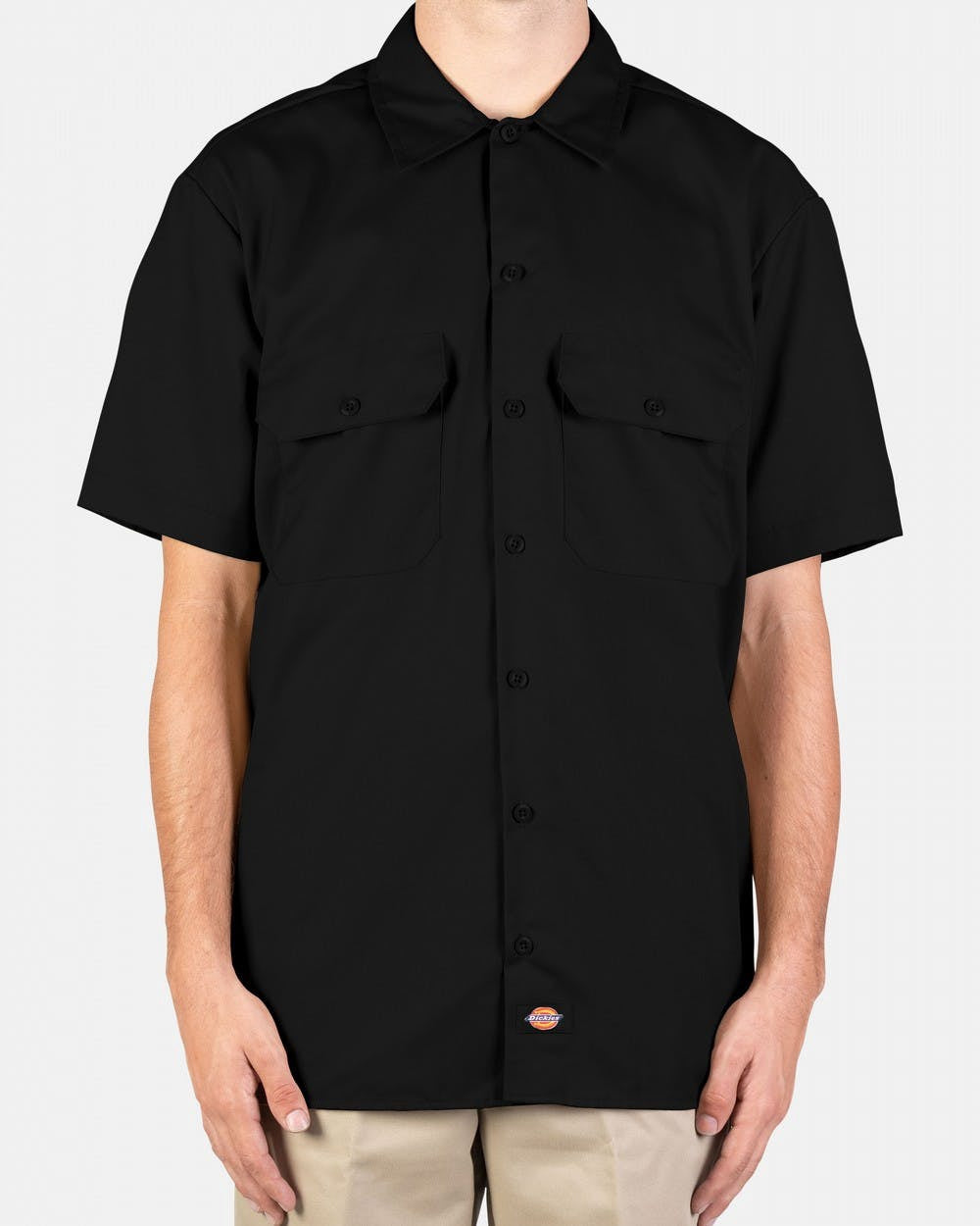 DICKIES –1574 SHORT SLEEVE WORK SHIRT - BLACK