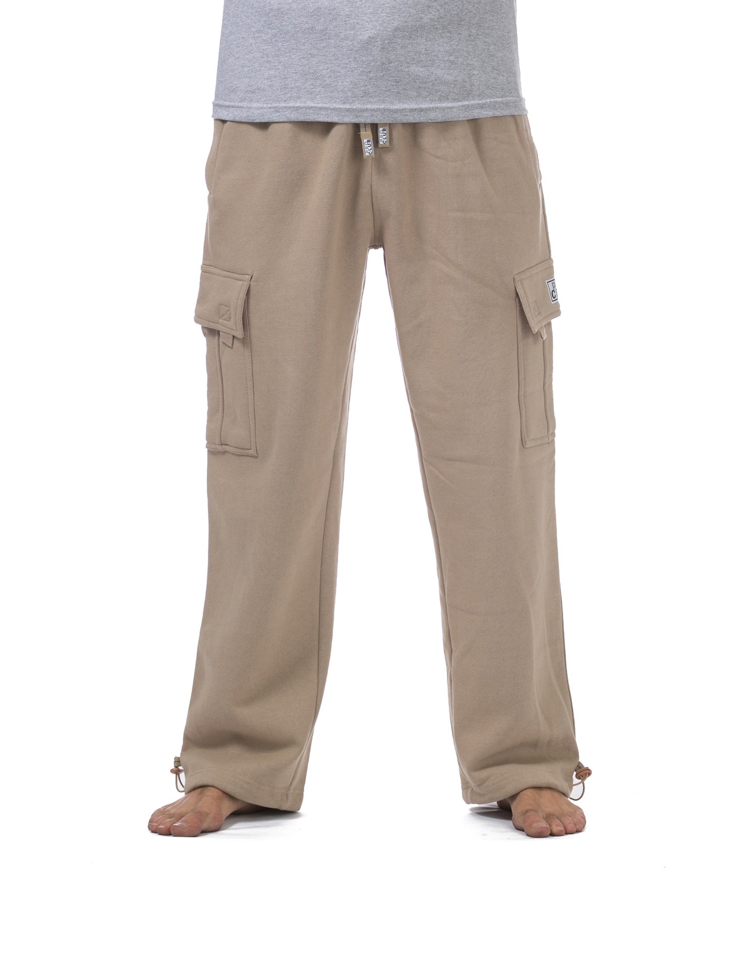 Pro Club - Heavyweight Fleece Cargo Pants - Khaki