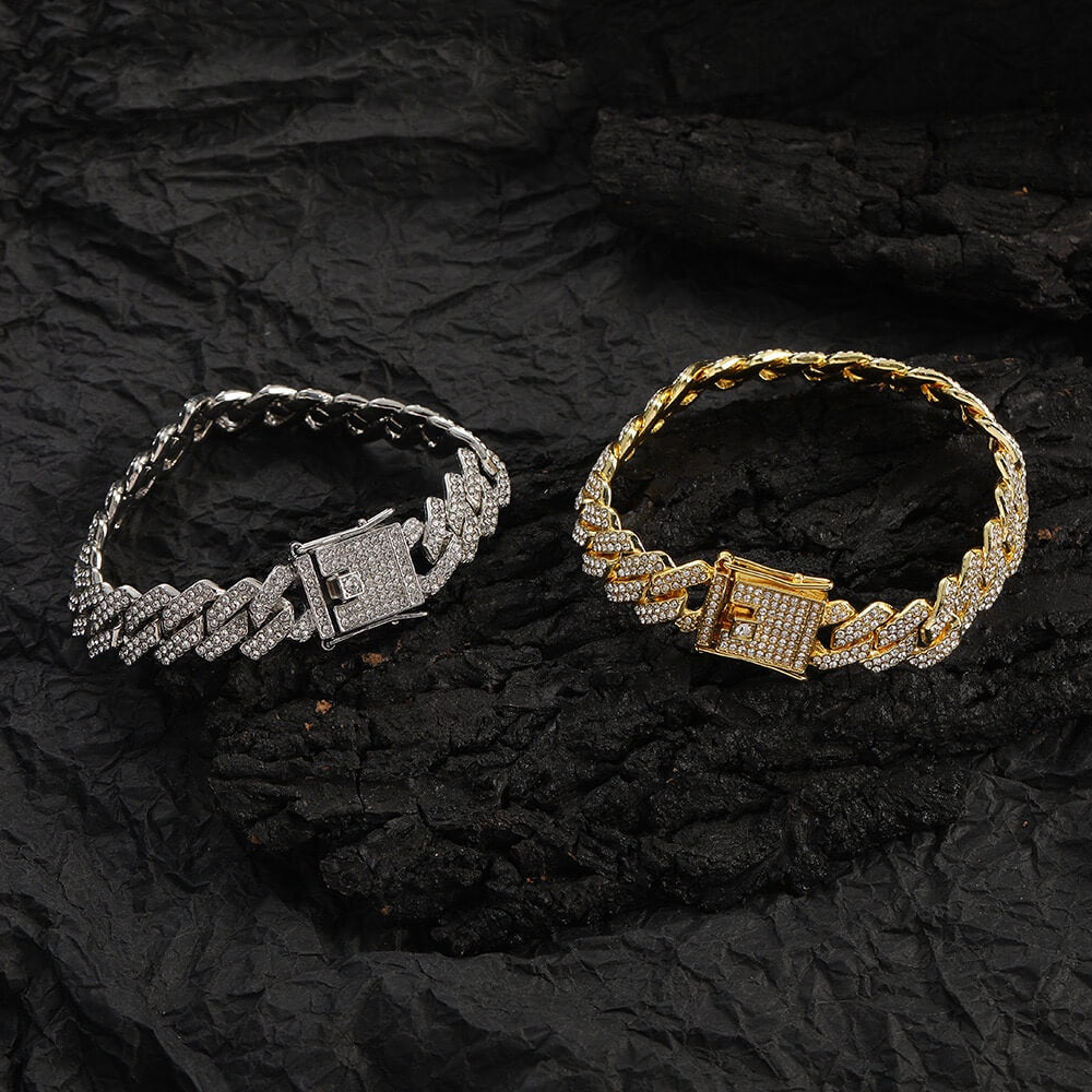 Stainless Steel Cuban Link Chain Bracelet