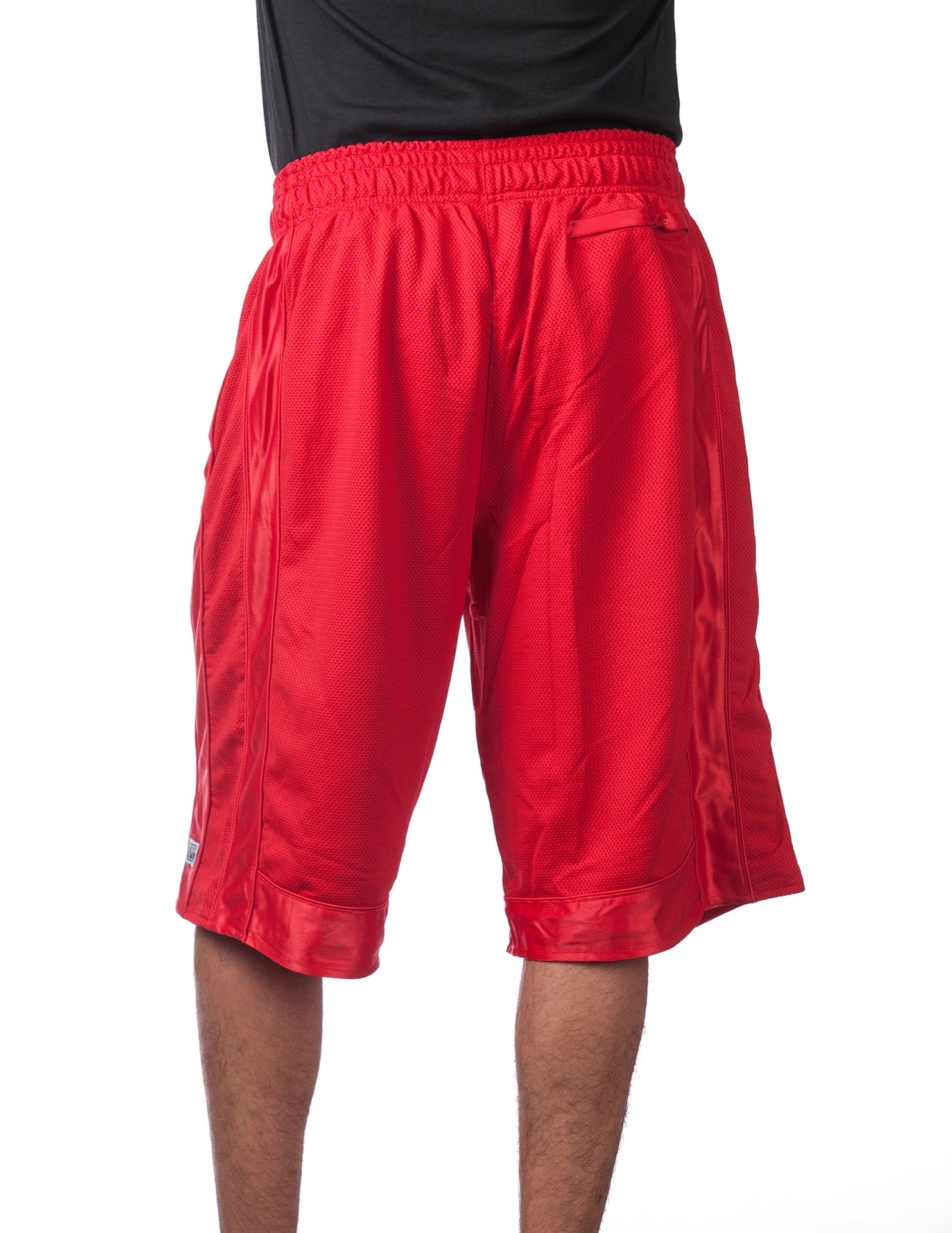Pro Club Heavyweight Mesh Basketball Shorts - RED