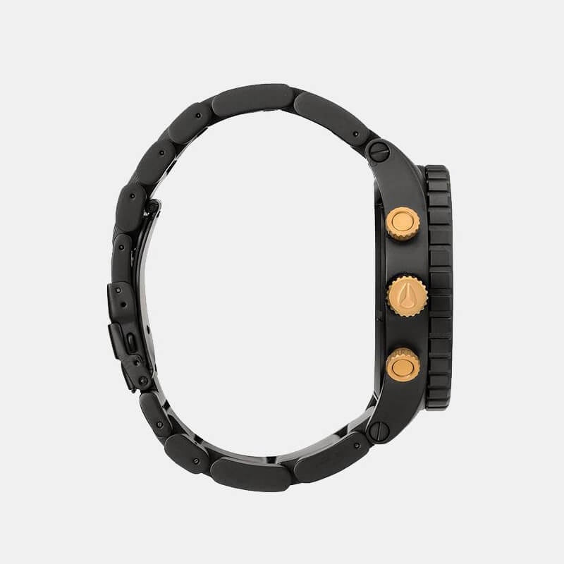 NIXON - 51mm -30 Chrono Watch - Matte Black/Gold