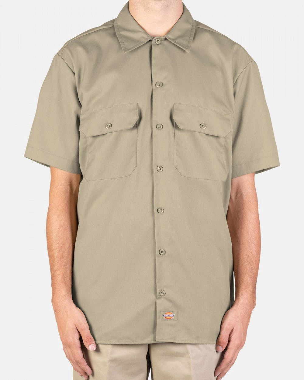 DICKIES –1574 SHORT SLEEVE WORK SHIRT - KHAKI