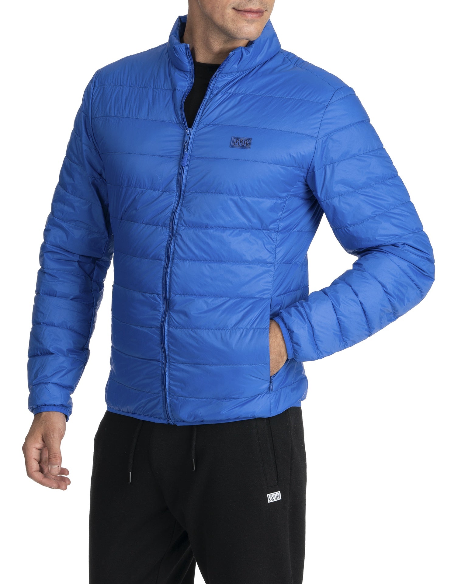 Pro Club Packable Lightweight Down Jacket - ROYAL