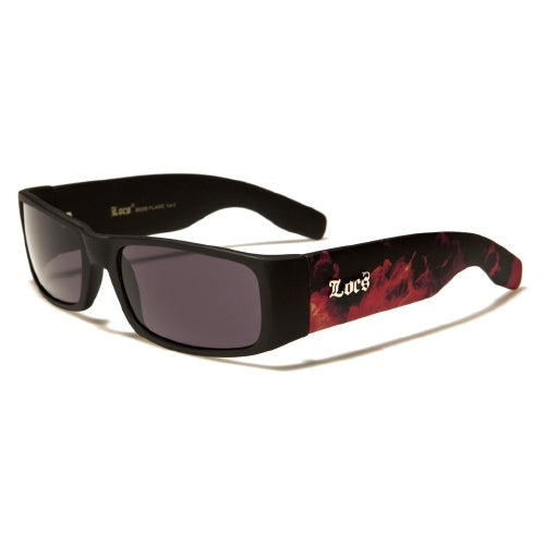 LOCS SUNGLASSES - LOC9006 - Red FLAME