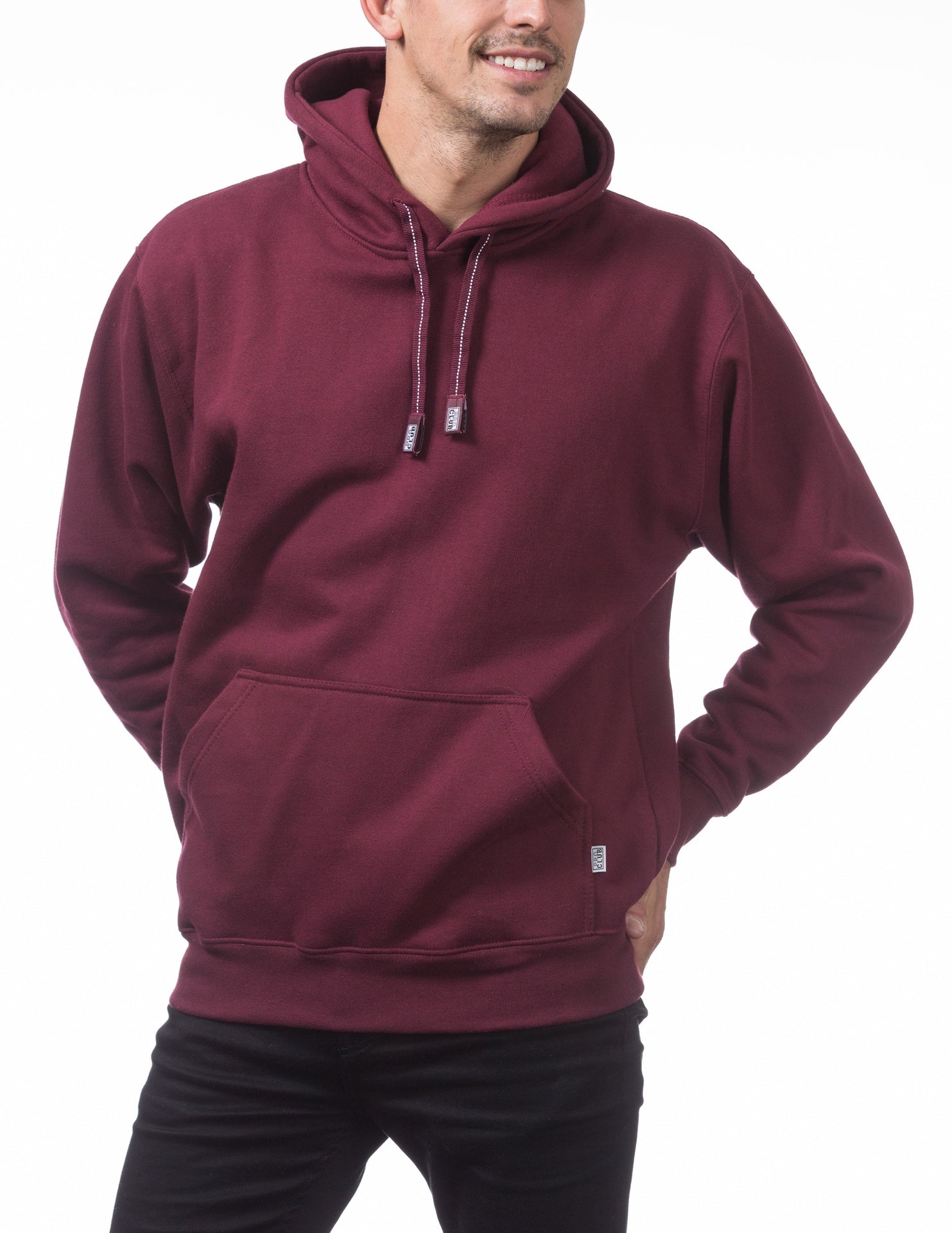 Pro Club Heavyweight Pullover Hoodie (13oz) - MAROON