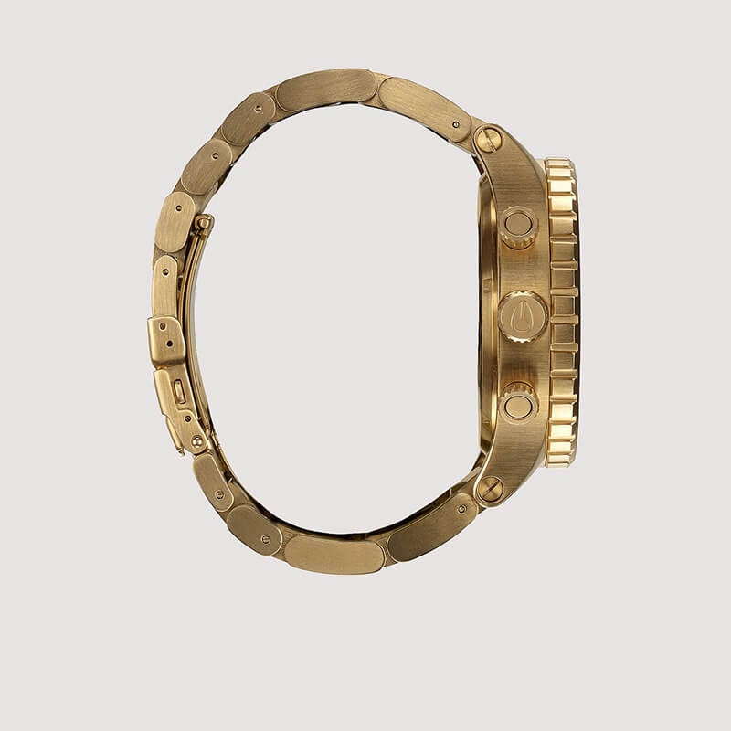 NIXON - 51mm-30 Chrono Watch - Gold/Black