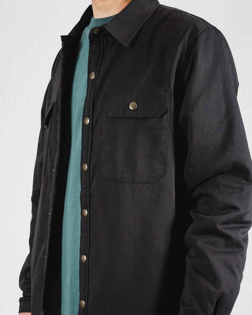 DICKIES  Pawnee Lined Shirt Jacket - Black
