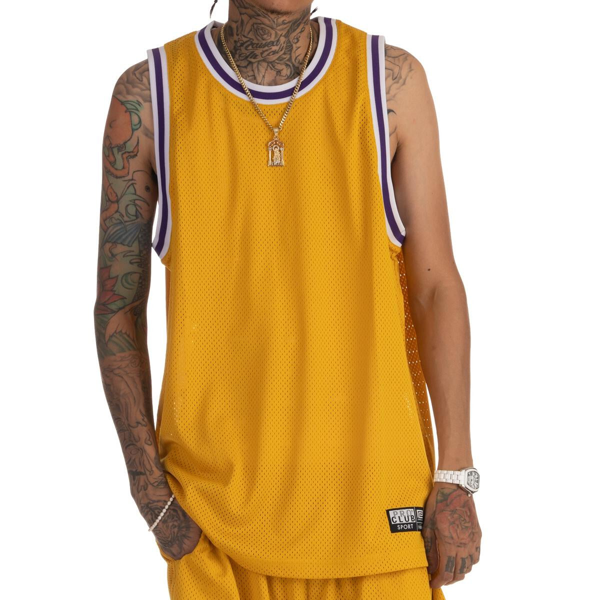 Pro Club Classic Basketball Jersey - Yellow – Rewahard Apparel