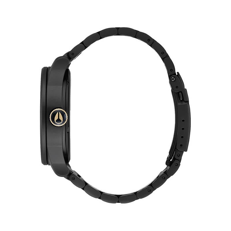 NIXON - 42 mm Sentry Stainless Steel Watch - Matte Black / Gold