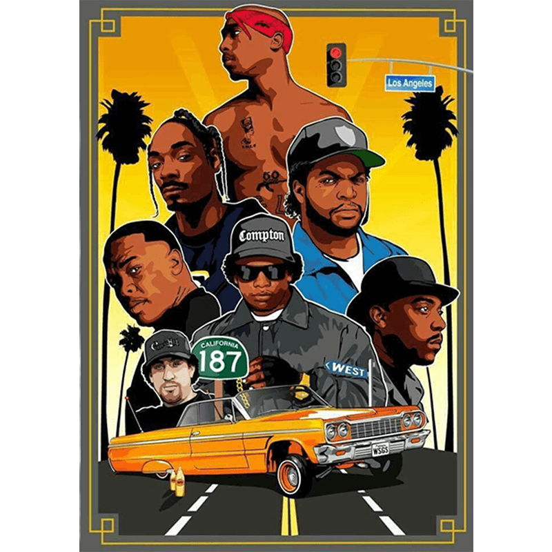Pro Club Rappers Digital printed Tee