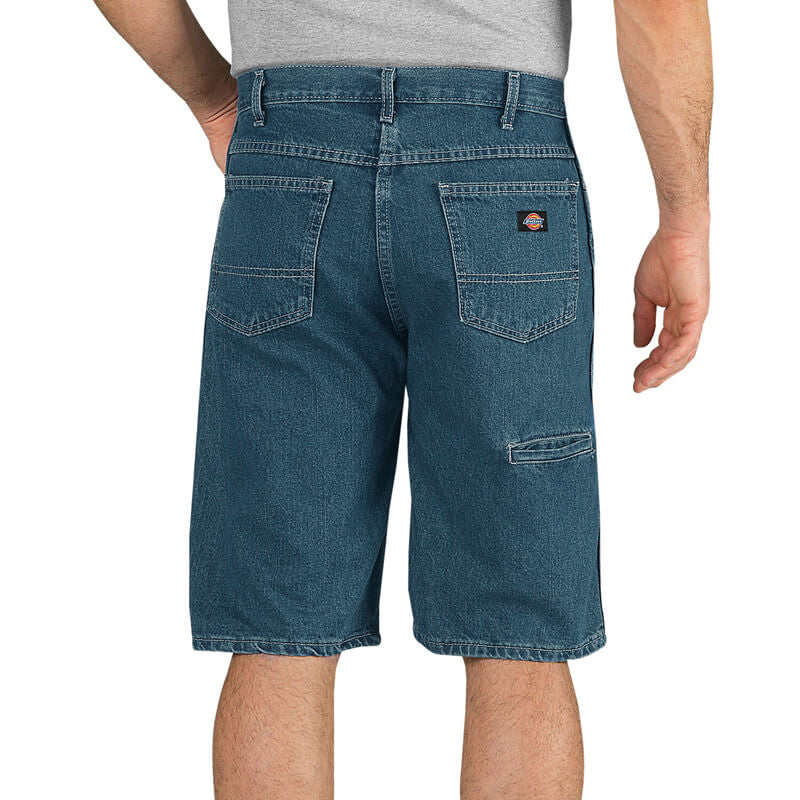 Dickies - DX200 11 Inch 6-pocket Regular Fit Denim Short - Stonewashed Indigo Blue