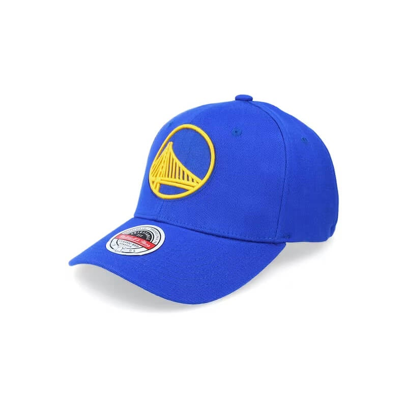 MITCHELL & NESS - Golden State Warriors Team Ground 2.0 Stretch Blue Adjustable