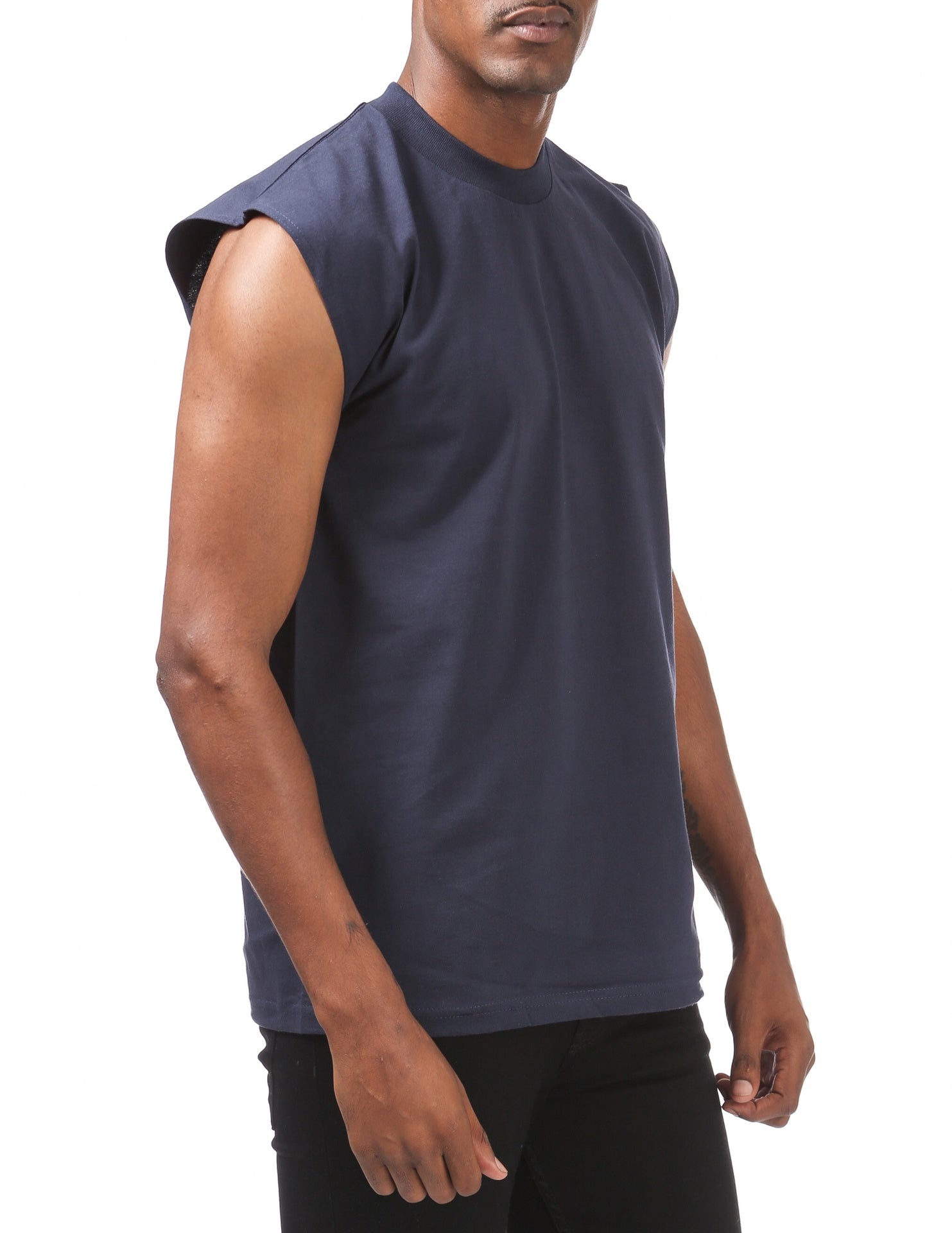 Pro Club Heavyweight Sleeveless Muscle Tee - NAVY