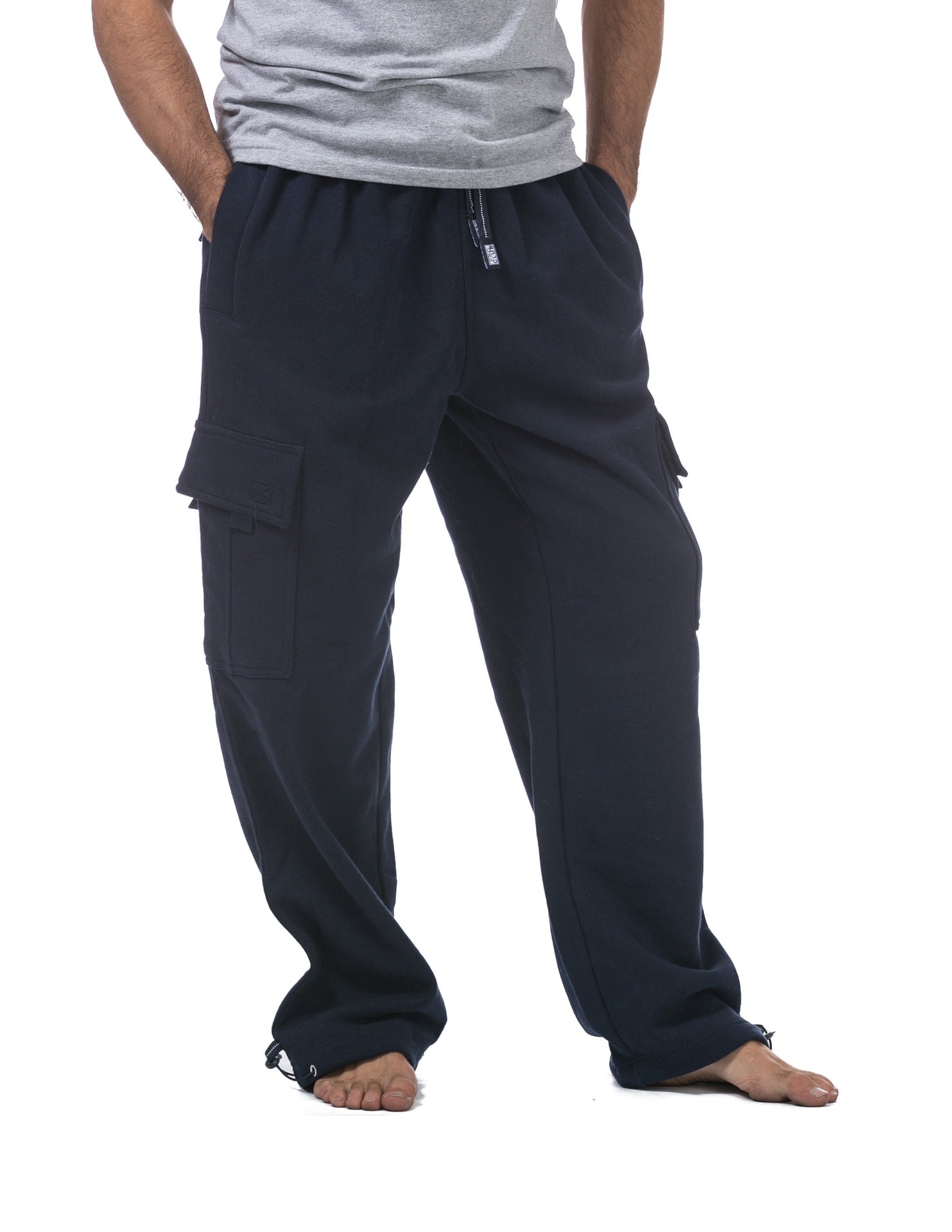 Pro Club Heavyweight Fleece Cargo Pants - NAVY